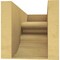 Ekena Millwork 8"W x 16"D x 8"H Wide Highland Rough Cedar Woodgrain TimberThane Corbel, Primed Tan CORUR08X16X08HLDRCPR - alternate 4